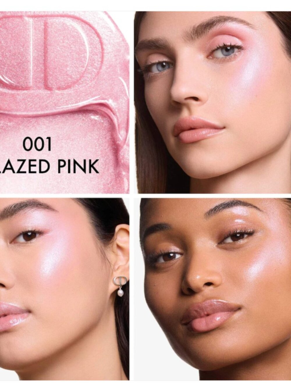 DIOR | Dior Backstage Glassy Glow Stick Dewy Highlighter | 001 Glazed Pink - Picture 2 of 7